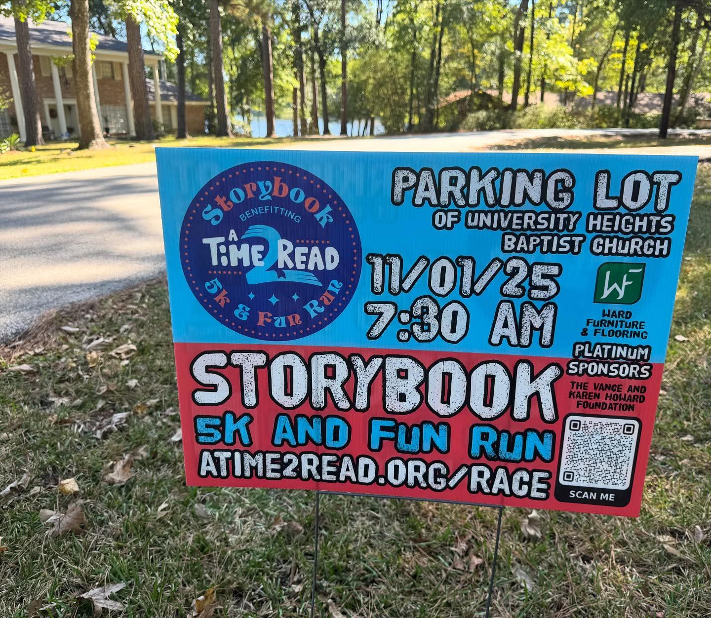 A Time 2 Read Storybook 5K & Fun Run