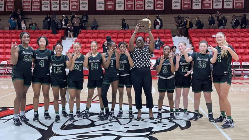 Lady Hornets Basketball Secures Area Round Championship