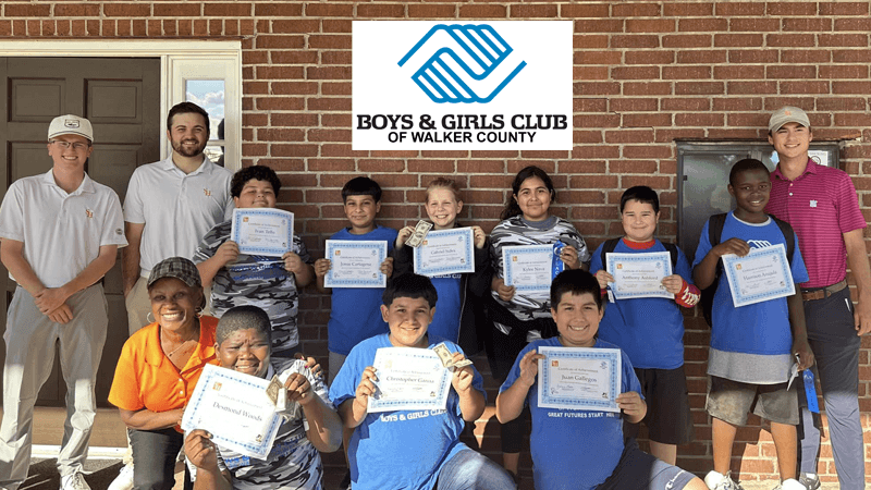 SHSU Golf Clinic Opens a New World of Sports for Boys & Girls Club of Walker County Youth