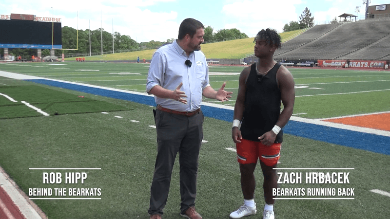 Sam Houston's Zach Hrbacek Delves into Bearkats' Fall Camp Progress