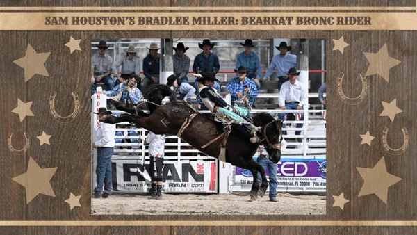 Riding High: SHSU Junior Bradlee Miller Eyes Million-Dollar Win at The American Rodeo
