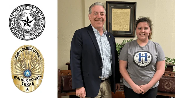 Huntsville High School Student Interns with Walker County DA Office