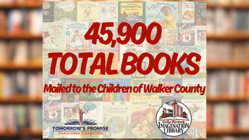 Tomorrow's Promise Educational Foundation Celebrates Milestone: 45,900 Free Books Delivered to Walker County Children