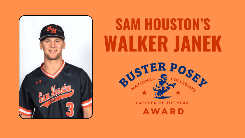 Walker Janek Wins Prestigious Buster Posey Award