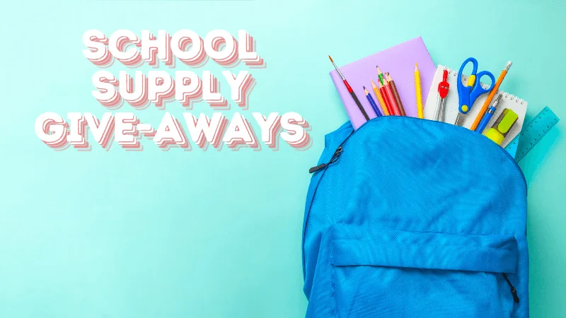 School Supply Giveaways in Huntsville, TX