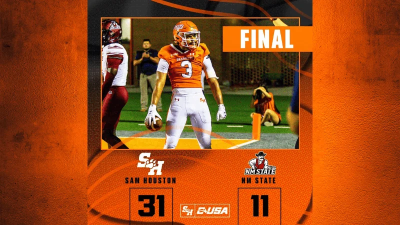 Sam Houston Dominates NM State 31-11 in Conference USA Opener
