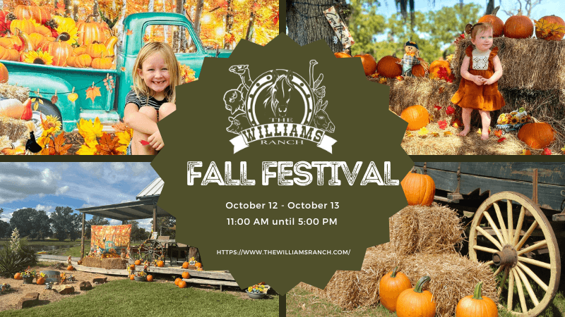 Williams Ranch Fall Festival Returns for 3rd Year in Huntsville, TX