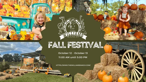 Williams Ranch Fall Festival Returns for 3rd Year in Huntsville, TX