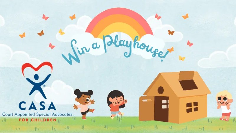 CASA's Parade of Playhouses Returns: Win a Unique Playhouse This Holiday Season!