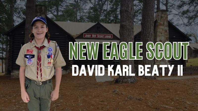 Josey Scout Lodge Honors New Eagle Scout David Karl Beaty II