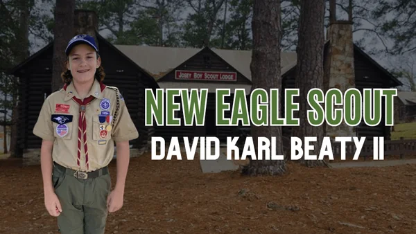 Josey Scout Lodge Honors New Eagle Scout David Karl Beaty II