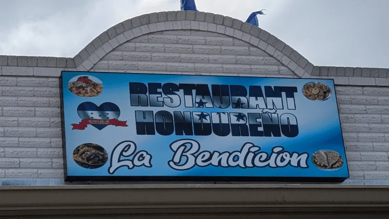 Now Open: Restaurant Hondureño La Bendición