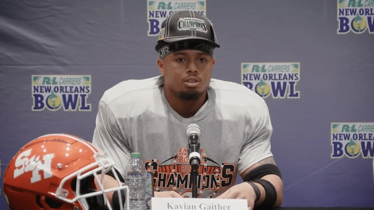 Sam Houston Reflects on Historic Bowl Victory in Emotional Press Conference