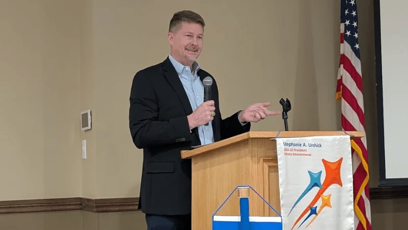 Trey Wharton Shares Legislative Priorities at Huntsville Rotary Club