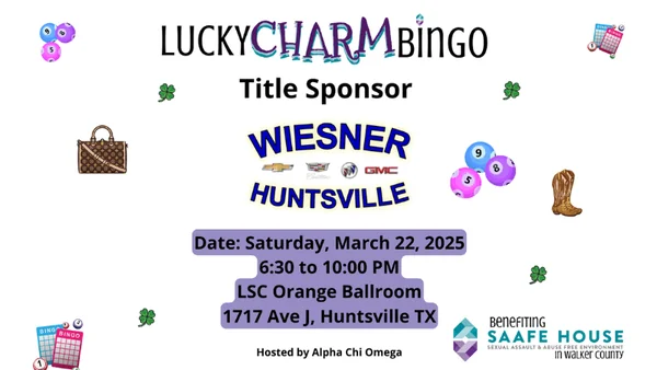 Lucky Charm Bingo Event Supports SAAFE House Services in Walker County