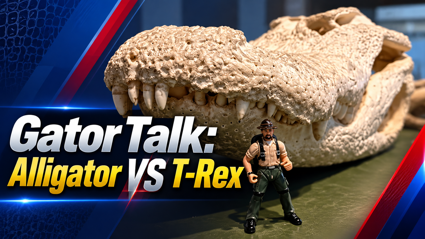 Gator Talk, Alligator vs T Rex
