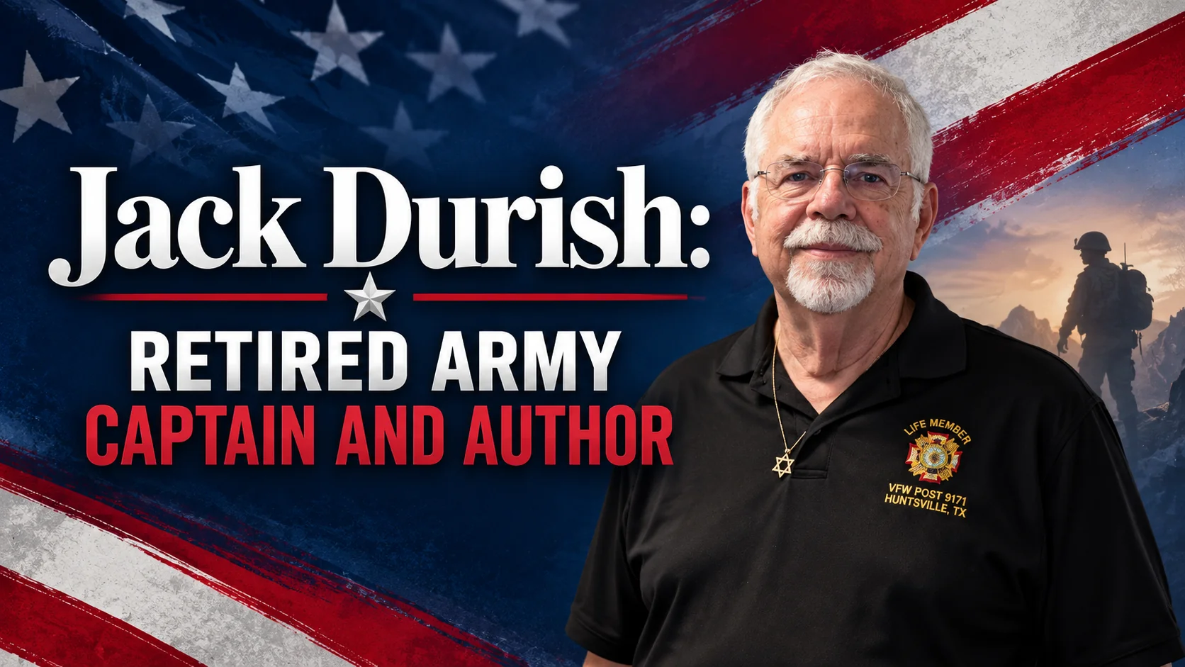 Jack Durish is the Huntsville veteran turned novelist with Hollywood calling