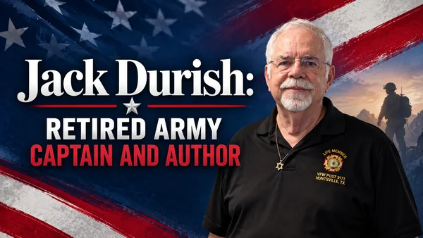 Jack Durish is the Huntsville veteran turned novelist with Hollywood calling
