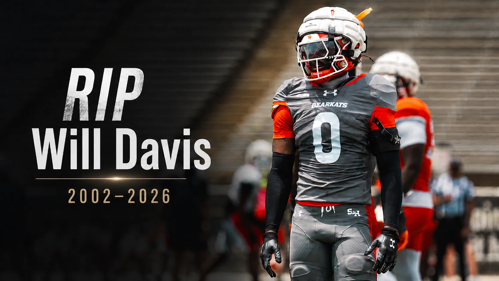 Sam Houston mourns Will Davis, defensive back remembered as beloved Bearkat