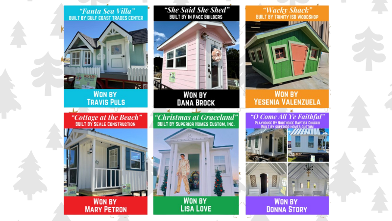 Parade of Playhouses raffle raises more than $30,000 for CASA