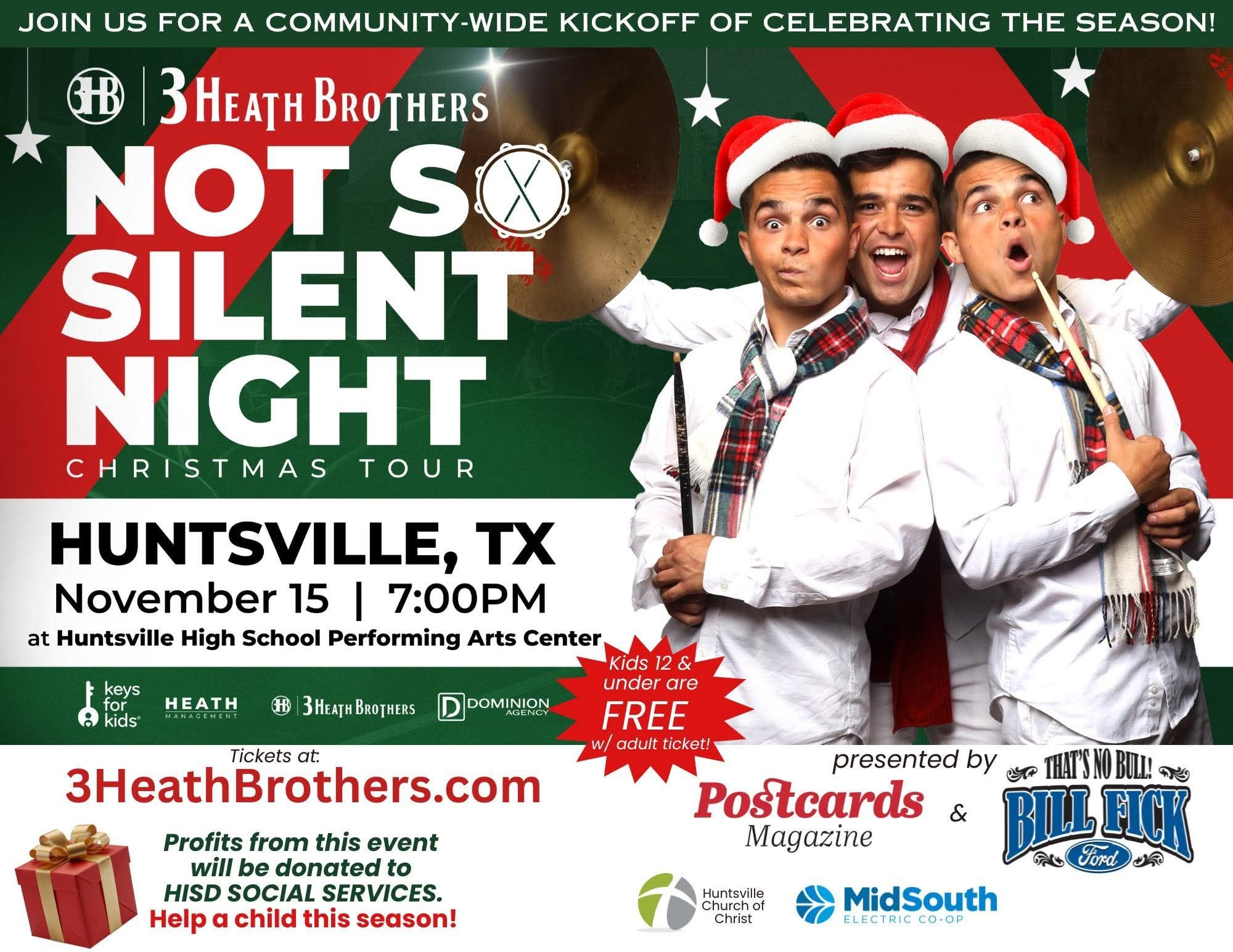 3 Heath Brothers – Not So Silent Night Christmas Tour