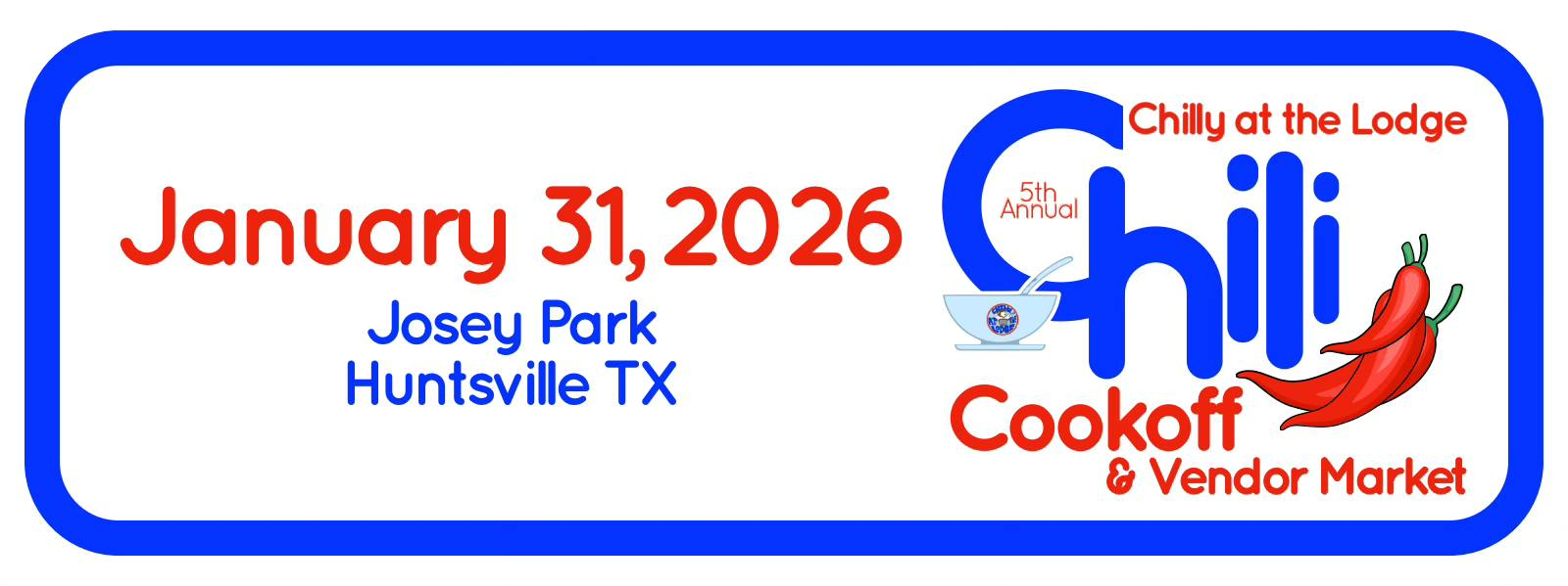 Chilly at the Lodge Chili Cook-Off and Vendor Market