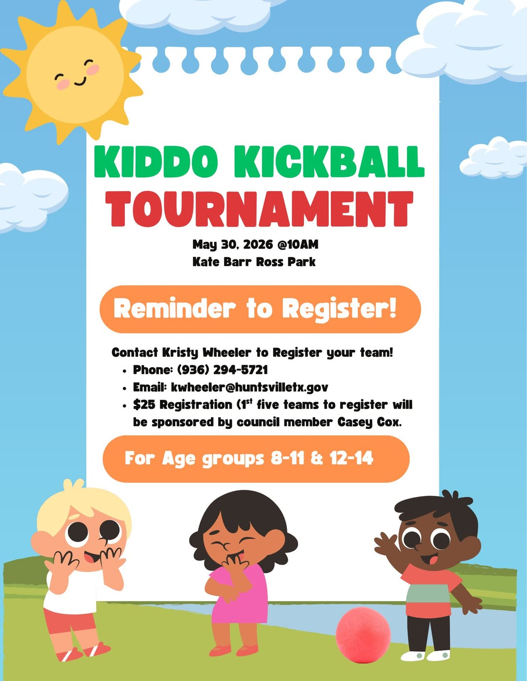 Kiddo Kickball Tournament
