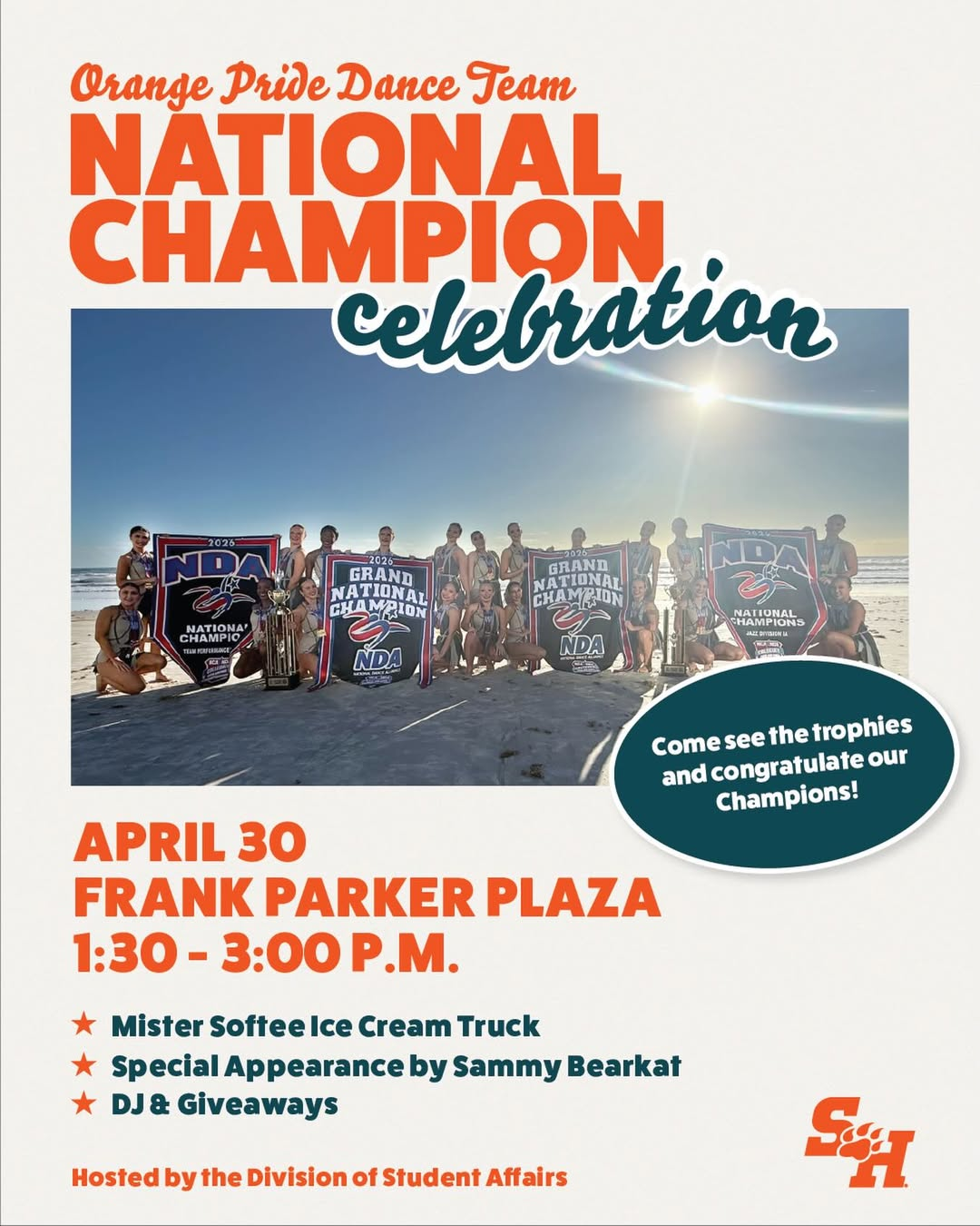 Orange Pride Dance Team National Champion Celebration