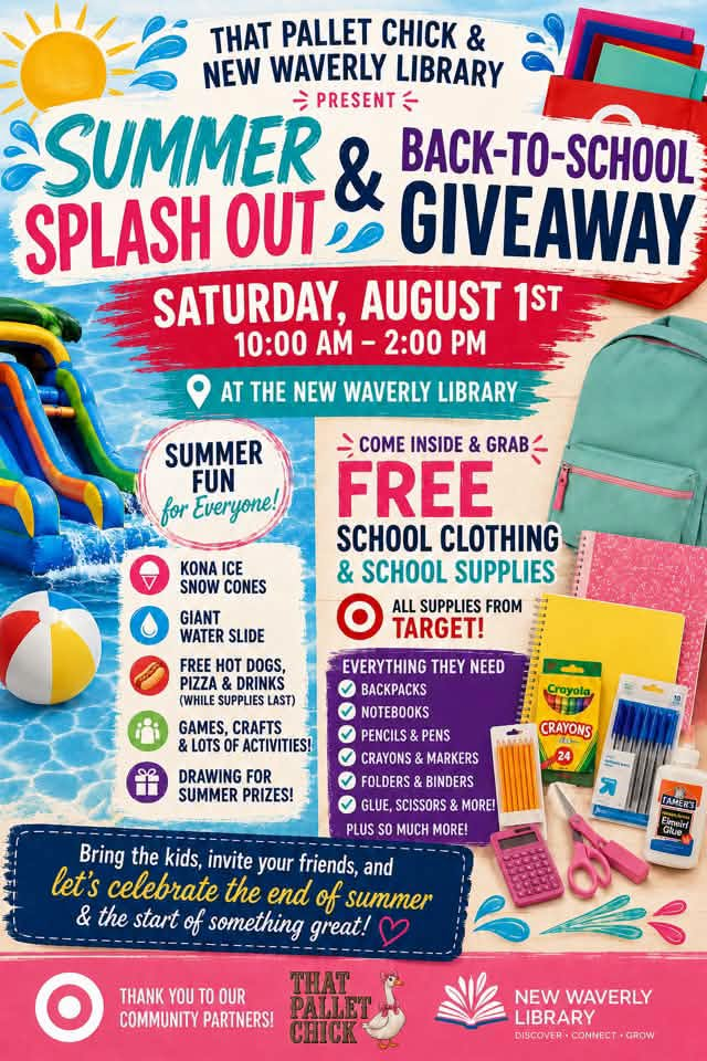 Summer Splash Out and Back-to-School Giveaway