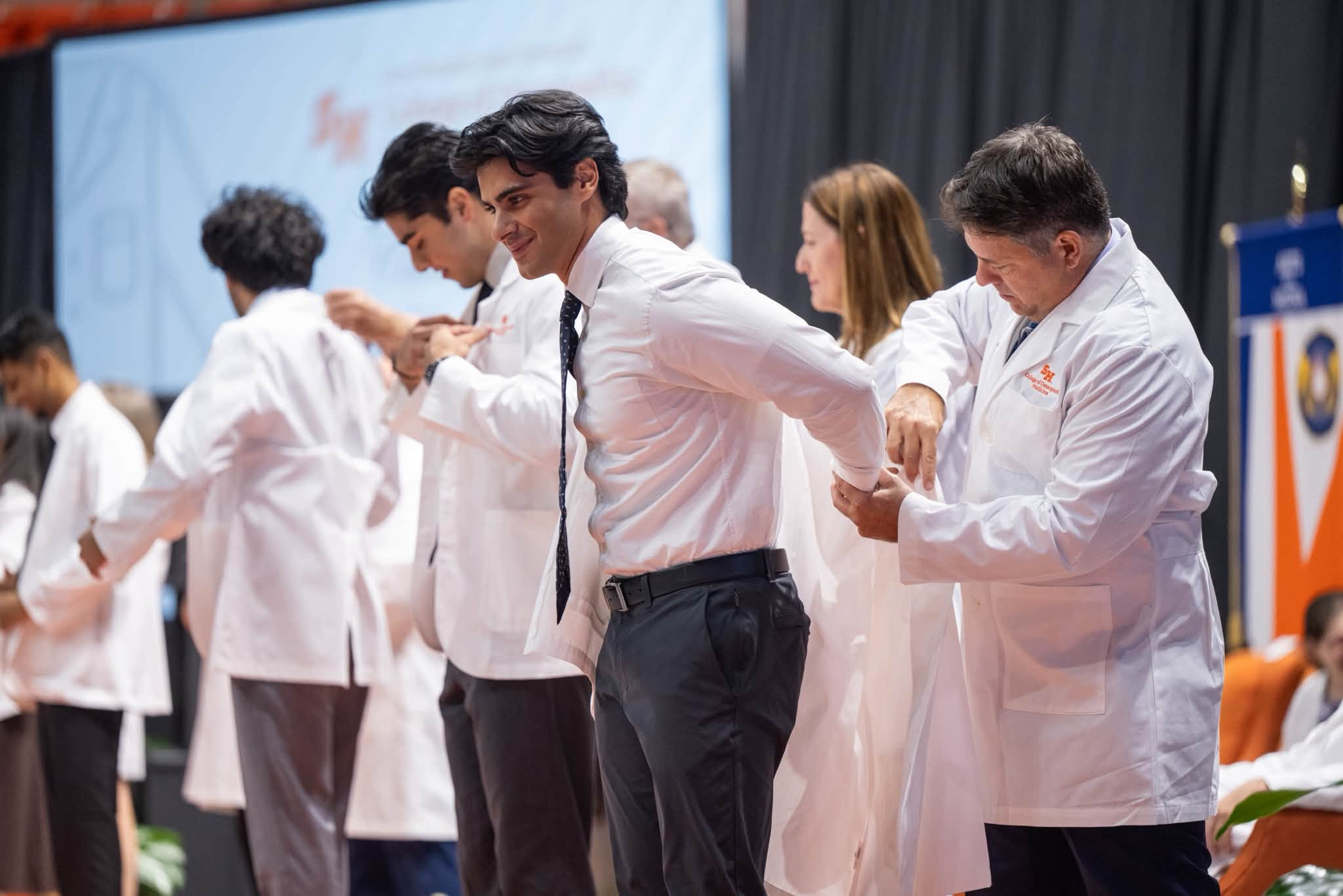SHSU-COM welcomes Class of 2030 at White Coat Ceremony