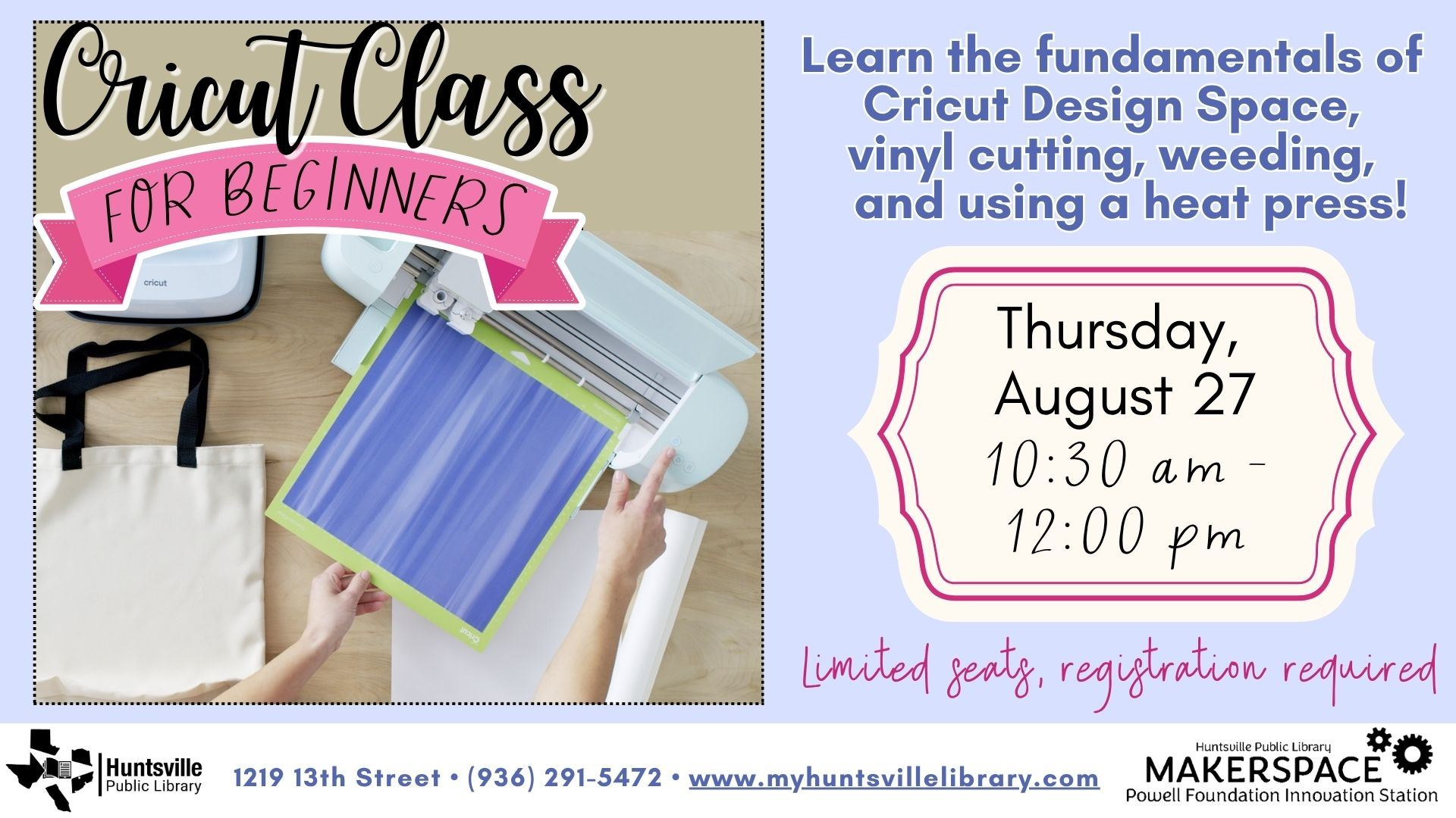 Cricut Class for Beginners