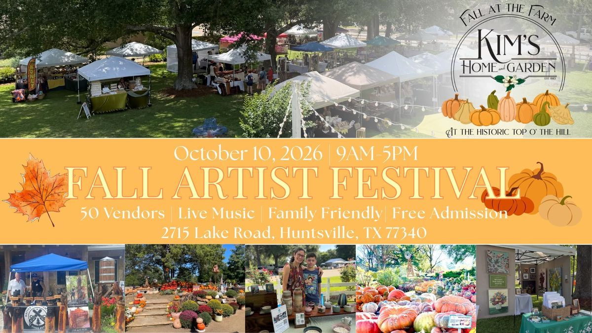 Fall Artist Festival 2026