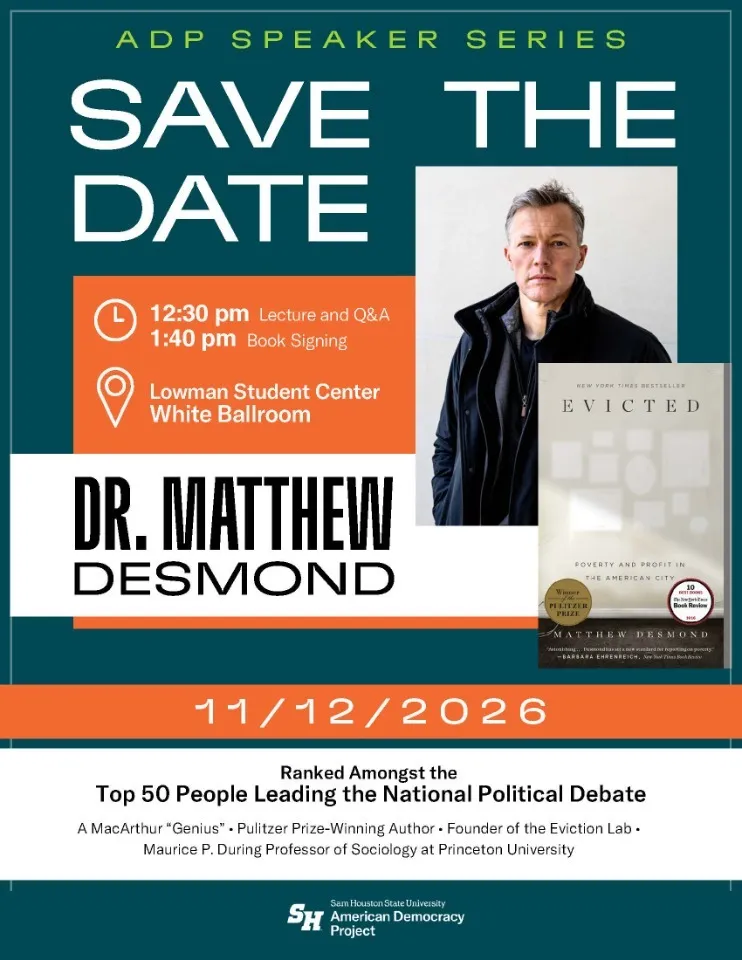 ADP Speaker Series with Dr. Matthew Desmond