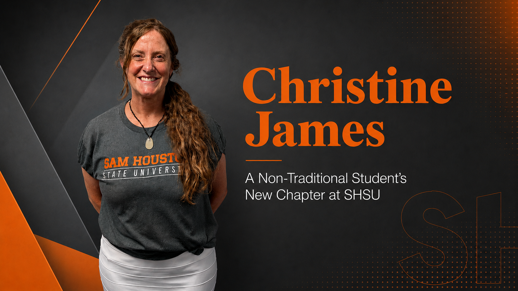 Christine James Finds New Purpose Through SHSU’s LEAP Program
