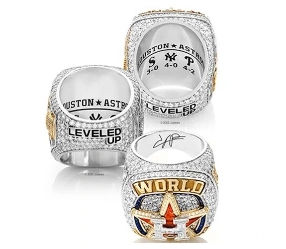 Houston Astros World Series Championship Ring - Photo Credit Jostens