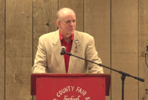 Huntsville Mayor Andy Brauninger Speaks at the 2023 Walker County National Day of Prayer